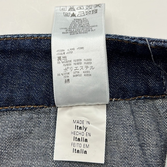 R.E.D. Valentino Denim Pencil Skirt Size 42 EUR 6 US - Picture 15 of 16